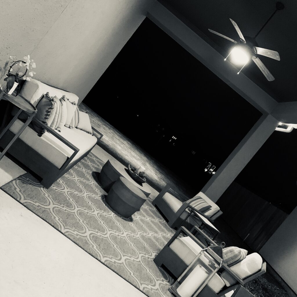 Enjoyed an evening on my back patio after completing a big project that I have been working on all week