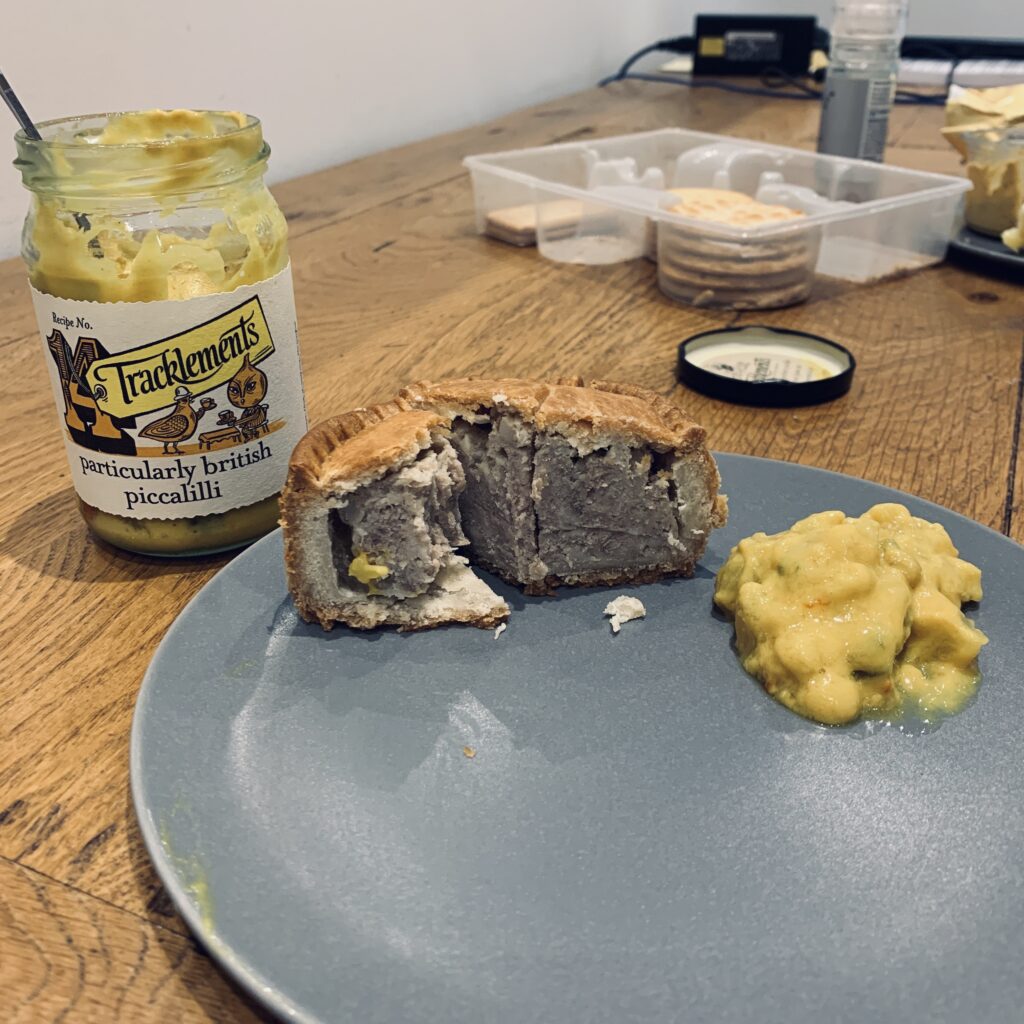 Today was a lesson in new English foods