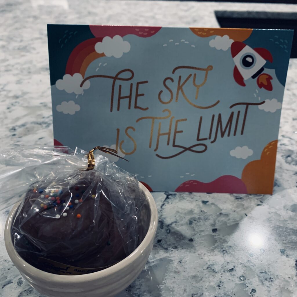 Such a cute a card and gift that I received in the mail