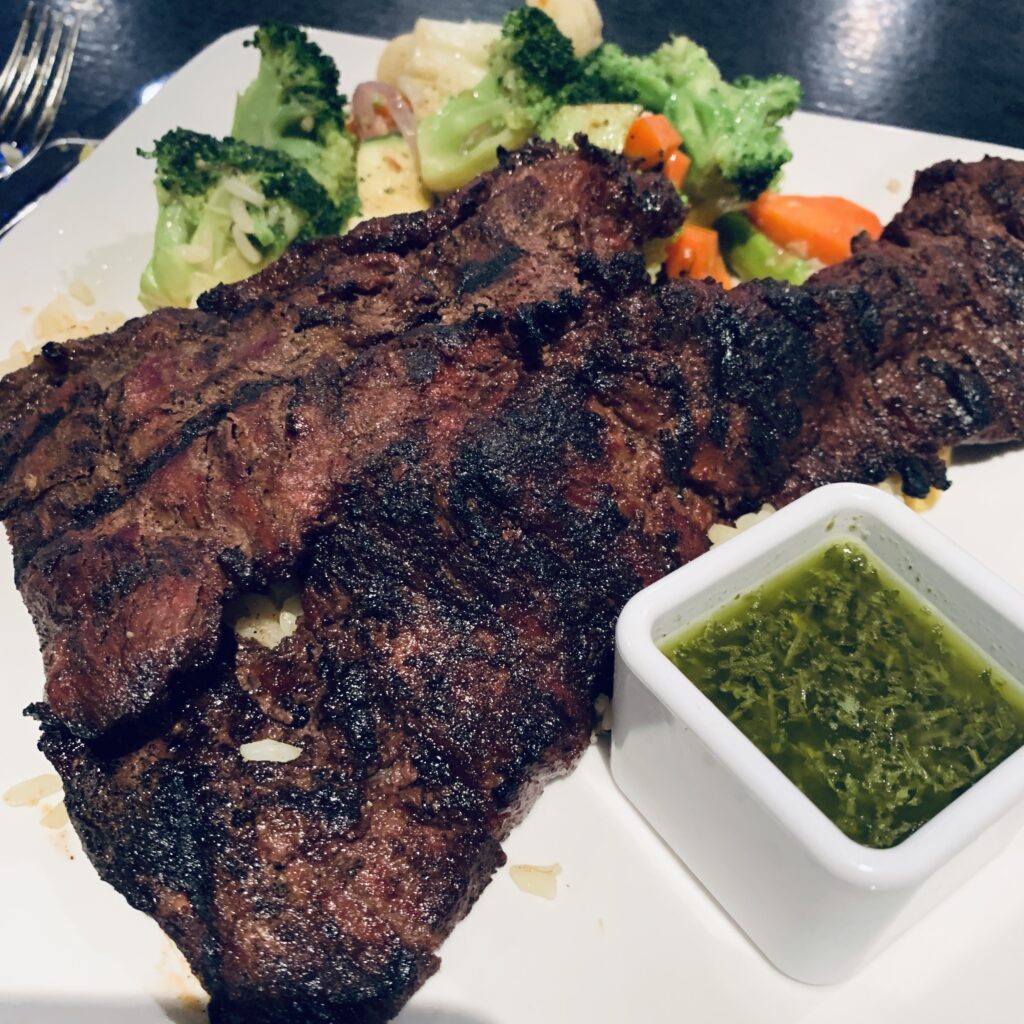  Our lives are enriched. I spent some time at the driving range late afternoon and then decided to have dinner at the club so I wouldn't have to cook.