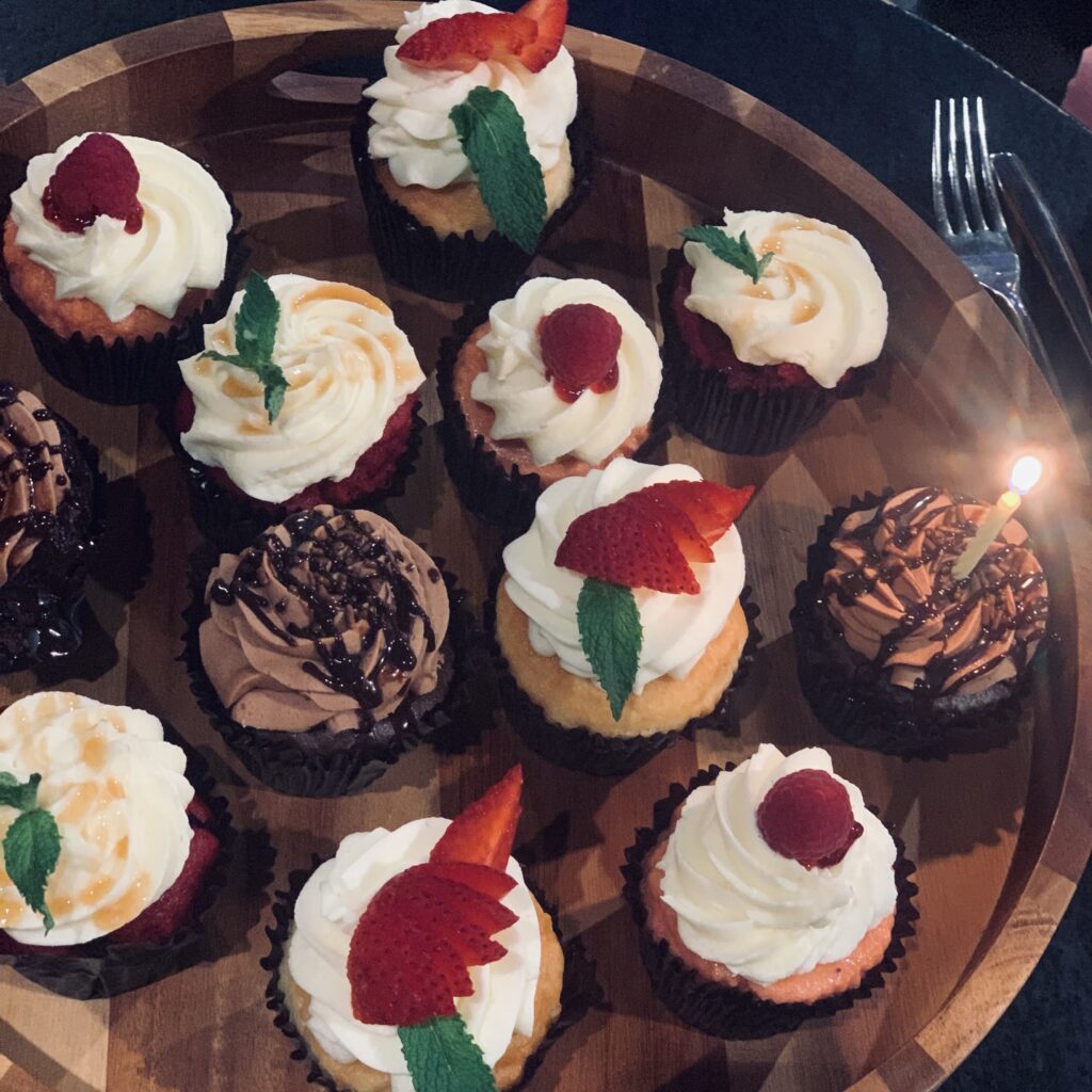 homemade cupcakes by chef Armando