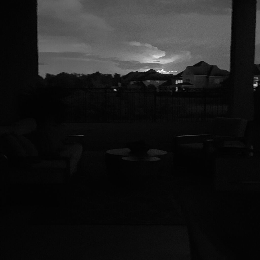 Amazing lightning storm