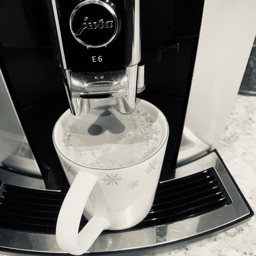 things you begin to notice. Today, it was the surprise of finding a heart in my coffee!