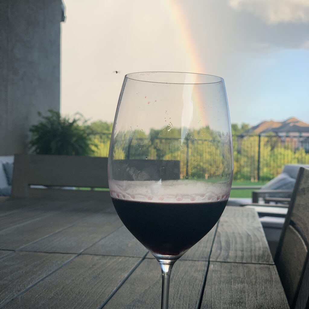 I love to see rainbows.