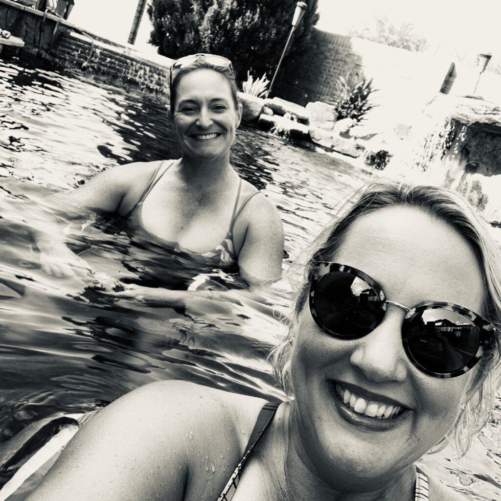 Who cares if it messes up my hair! I enjoy it and when you can spend time with your girlfriend hanging out, it makes it even better!