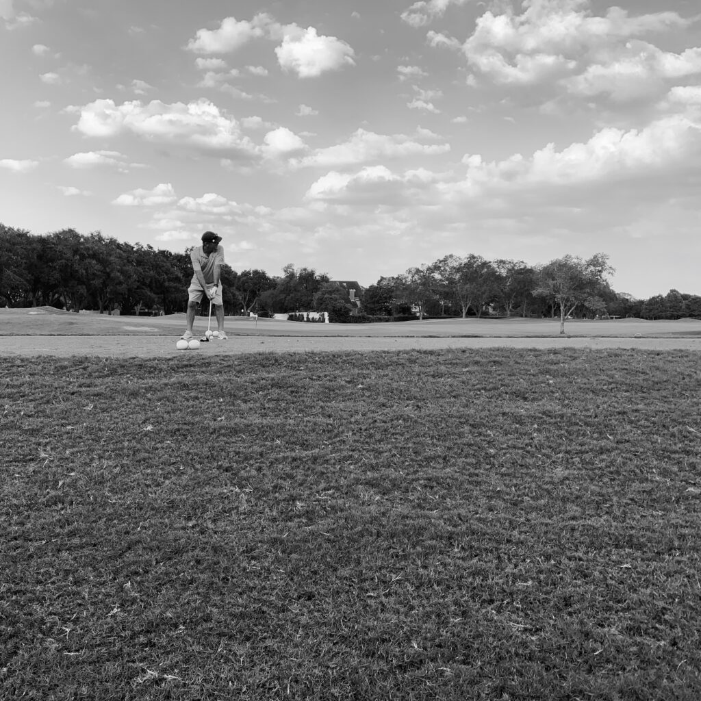 A beautiful evening for date night with this man! I love that we can head out and play 9 holes in the evening